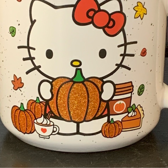 Hello Kitty Pumpkin Spice Latte 20oz Ceramic Mug - Pumpkins Pumpkin Pie - Picture 4 of 10